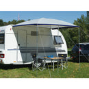Sonnenvordach "Palm Beach" 260x240 7mm Keder passend für VW T4,5,6 Lime/Grau – Reimo