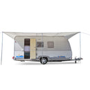 deiwo  Premium Sonnendach Sonnensegel grau 300 x 240cm – Deiwo