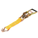 6x Spanngurt mit Ratsche Doppelhaken 8 Meter 5000Kg 50mm Breite PES Orange LKW – ProPlus