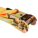 4x Spanngurt mit Ratsche Doppelhaken 8 Meter 5000Kg 50mm Breite PES Orange LKW – ProPlus
