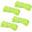 Abspannleinen fluoreszierend Set von 4 Stück Spannleinen Seile leuchtend Camping – ProPlus