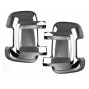 Carbest Spiegelprotektoren-Set Spiegelschutz Camping Wohnwagen lang Chrom – Carbest