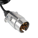 Anhänger Spiralkabel 7-polig, 3,5 meter, PVC Kabel, – Anhänger Spiralkabel für 7-polige Aufnahmestecker.