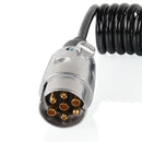 Anhänger Spiralkabel 7-polig, 3,5 meter, PVC Kabel, – Anhänger Spiralkabel für 7-polige Aufnahmestecker.