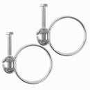 Spiralschlauchklemmen 19 mm 2er Set (3/4') – Drahtschlauchschellen mit 19mm Durchmesser zur verbindung von Spiral- und Luftsc