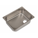 Edelstahl Spüle VanStream abgeschrägt Camping Einbauspüle Spülbecken 325x245x117 – Carbest