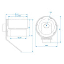 Anhänger Steckerhalter für 7 und 13-polige Anhängerstecker, Stecker Halter blau – APT