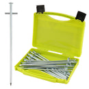 Heringe "Rock" 20er Set in Transportbox 20 cm 6,5 mm für Hartboden, Steinboden – ViaMondo