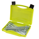 Heringe "Rock" 20er Set in Transportbox 20 cm 6,5 mm für Hartboden, Steinboden – ViaMondo