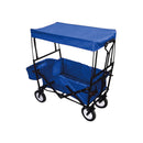 Faltbarer Bollerwagen mit Dach Strandbuggy Handwagen Camping Outdoor Reisen – Camp4