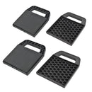 4er Set Stützplatten stapelbar 22x17cm für Wohnwagen, Caravan, Anhänger Stützen – Wamovo