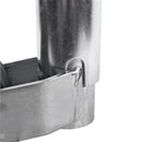 Stützrad Anhänger 48 mm Vollgummirad Metallfelge Stützlast inkl Klemmschelle – Stützrad mit Metallfelge und Vollgummirad Max.