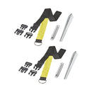 Sturmband Abspannset 2x3M mit Clips für Markisen, Vorzelte, Safarirooms – APT