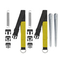 Sturmband Abspannset 2x3M mit Clips für Markisen, Vorzelte, Safarirooms – APT