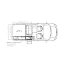 VW T5 Bike & Surf Maxi-Bett zum Nachrüsten 198x125 cm höhenverstellbar – Reimo