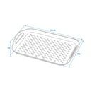 Serviertablett rutschfest Kunststoff Anti-Rutsch Tablett Camping 39,5x28,5x5,8cm – APT