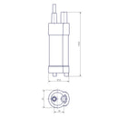 Tauchpumpe 12v 0,65 bar 11 L pro Minute 10-25 Watt Pumpe – Comet