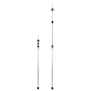 Alu Teleskop Aufstellstangen | 2er Set | 230cm | Sonnensegel | Tarpstangen – Deiwo