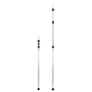 deiwo 3x Alu Zeltstange stufenlos Teleskop 98,5-230cm Aufstellstange Tarpstange – Deiwo