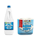 Thetford Aqua Blue 2L Toiletten Zusatz für den Abwasserbehälter + Aqua Soft – Thetford