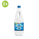 2x Thetford Aqua Blue Toiletten Zusatz für den Abwasserbehälter  2 L Flasche – Thetford