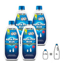 4x Thetford Aqua Kem Blue Toiletten Zusatz für Abwasserbehälter 0,78l Konzentrat – Thetford