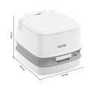 Thetford Porta Potti 335 10L Tank + Hold-Down-Kit Campingtoilette – Das Porta Potti Qube 335, die kompakte Campingtoilette.