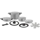 Brunner Fusion Topfset 8-tlg. Kochtopf-Set Camping Kochgeschirr Aluminium – Brunner
