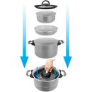 Brunner Fusion Topfset 8-tlg. Kochtopf-Set Camping Kochgeschirr Aluminium – Brunner