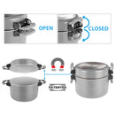 Brunner Fusion Topfset 8-tlg. Kochtopf-Set Camping Kochgeschirr Aluminium – Brunner