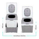 Trobolo Trenntoilette Wanda GO Campingtoilette Trockentoilette höhenverstellbar – Trobolo