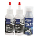 Schwalbe Tubeless Kit Easy 21-25mm Komplettset für 2 Reifen Docblue Ventile Band – Schwalbe