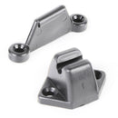 Türfeststeller Set 2 tlg., Lochabstand: 30 mm, 45 mm, grau – Freizeitschmiede GmbH & Co. KG