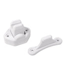 Türfeststeller Set 2 tlg., Lochabstand: 30 mm, 45 mm, weiß – OCS