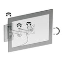 TV Halterung für Wohnwagen & Wohnmobil 15"-27"  max 15Kg 3 Positionen schwenkbar – Haba