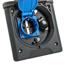 Vorzeltsteckdose Multi - versch. Farben - 2x Sat 12V u. 230V,  IP54 – Ein muss in jedem Vorzelt !