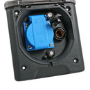 Vorzeltsteckdose Multi - versch. Farben - 2x Sat 12V u. 230V,  IP54 – Ein muss in jedem Vorzelt !
