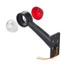 Begrenzungsleuchte rot/weiß 160mm schräg 12V Umrissleuchte - Wohnwagen Anhänger – APT