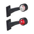 Begrenzungsleuchte rot/weiß 160mm schräg 12V Umrissleuchte - Wohnwagen Anhänger – APT