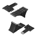 2x Unterlegkeile schwarz mit Halter Bremskeil bis 1600Kg Anhänger Wohnwagen Keil – Praktische Anhängersicherung!