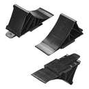 2x Unterlegkeile schwarz mit Halter Bremskeil bis 1600Kg Anhänger Wohnwagen Keil – Praktische Anhängersicherung!
