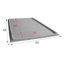 wamovo Bodenplane aufblasbar - versch. Größen - Air dam Vorzeltplane grau (400 g/qm) – Wamovo