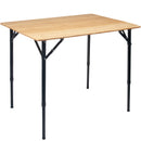 ViaMondo Premium Campingtisch Boa IV 100x65cm Bambustisch Klapptisch Camping – So macht Camping Spaß!
