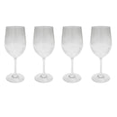 Camping Weingläser 4er Set 350ml Tritan Kunststoff Gläser transparent BPA-frei – ViaMondo