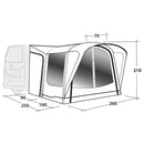 Busvorzelt Newburg 160 AIR - Aufblasbares Vorzelt Drive Away Camping Luftvorzelt – Outwell