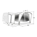Busvorzelt Newburg 240 AIR - Aufblasbares Vorzelt Drive Away Camping Luftvorzelt – Outwell