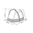 Busvorzelt Tour Easy 4, 1-Tunnel-Vorzelt für Campingbus mit Schleuse 300x270cm – Reimo