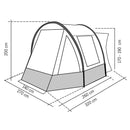 Gestänge Vorzelt TOUR COMPACT 2 - freistehend & kompakt für Camper, Bus, Van – Reimo