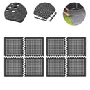 Vorzeltboden 8er Set Vorzelt Bodenplatten aus EVA 60x60cm Puzzlematte Schwarz – APT