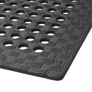 Vorzeltboden 8er Set Vorzelt Bodenplatten aus EVA 60x60cm Puzzlematte Schwarz – APT
